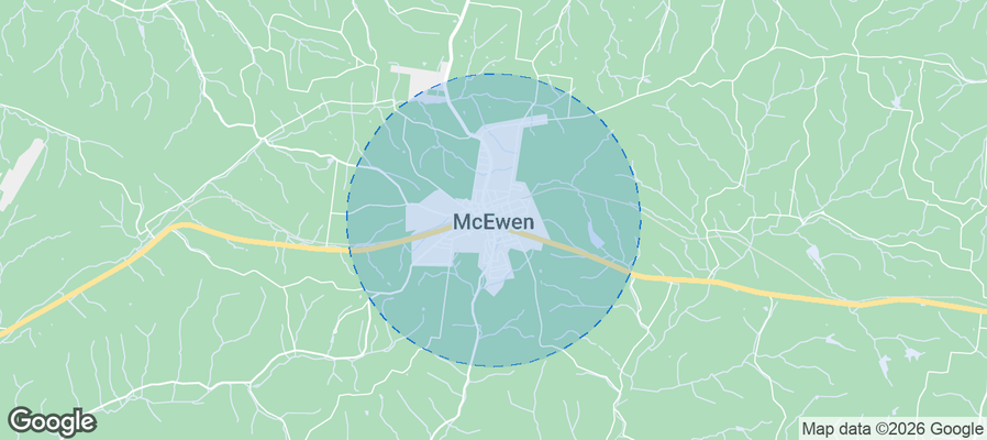 McEwen Airbnb map